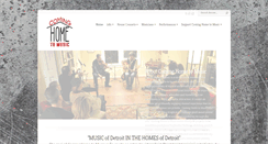 Desktop Screenshot of cominghometomusic.org