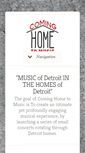 Mobile Screenshot of cominghometomusic.org